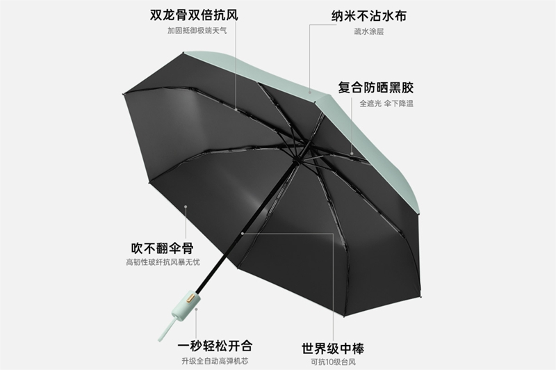 全自動開收雙骨傘 yk-SJZD137